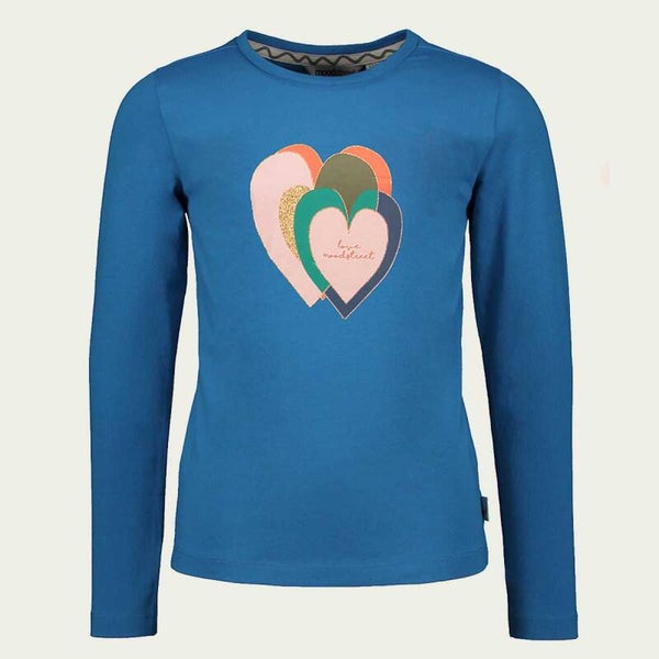 Moodstreet | Longsleeve Blue Heart