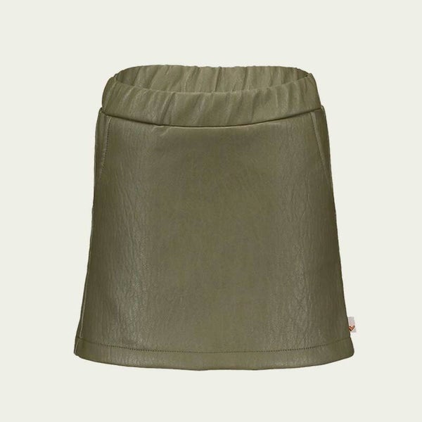 Moodstreet | Skirt Khaki Fake Leather