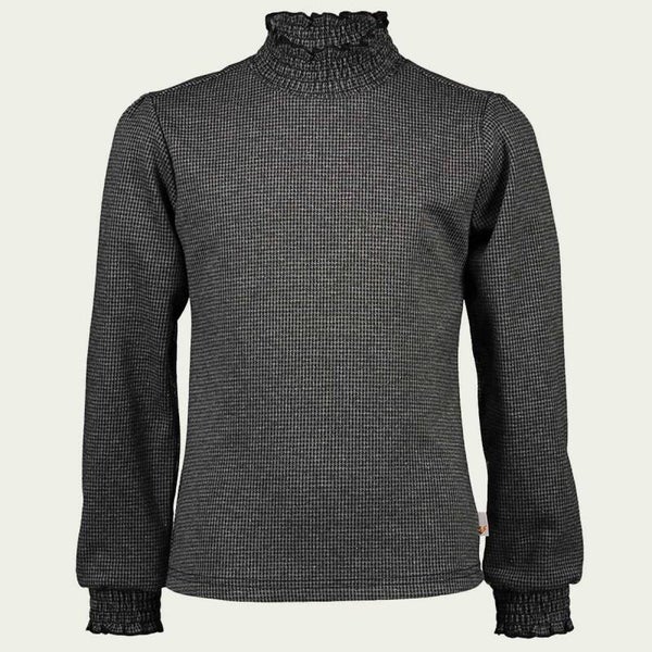 Moodstreet | Top Col Grey