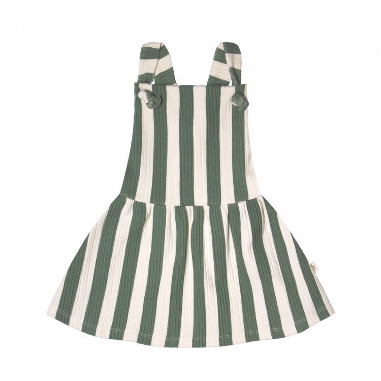 Your Wishes | Dungaree Dress Bold Stripes