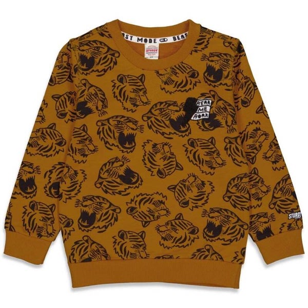 Sturdy | Sweater Ochre Tiger - Wild Things