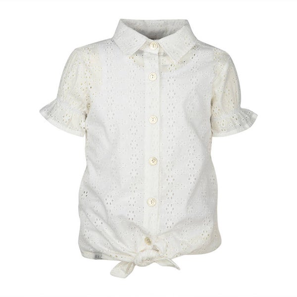 Kiestone | Blouse Offwhite Broderie - Merel