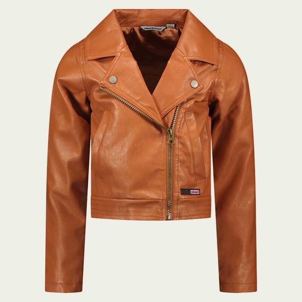 Moodstreet | Fake Leather Jacket Terra