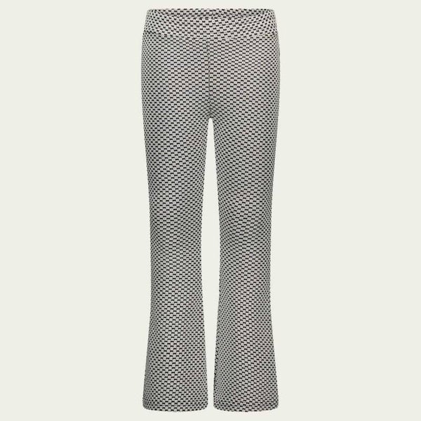 Moodstreet | Flared Pants Black/White