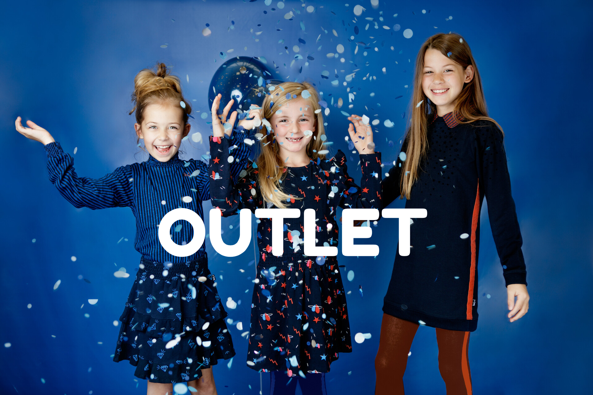 Meisjes in leuke meisjeskleding uit de Outlet store van kinderwinkel Hartendief in Groningen