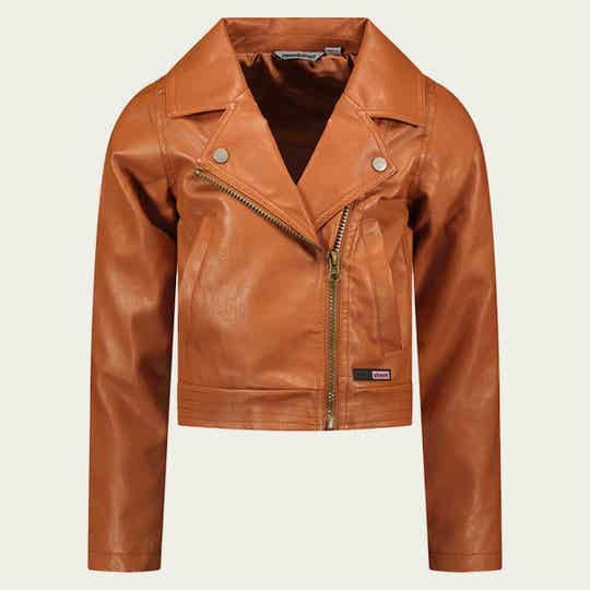 Moodstreet | Fake Leather Jacket Terra