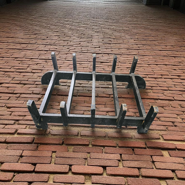 Heavy-Duty Cast Iron Fireplace Log Grate