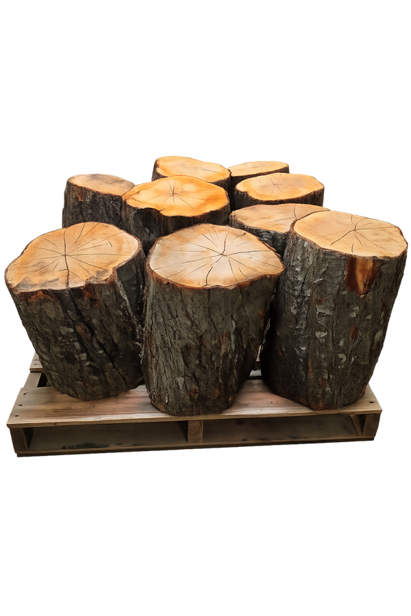 Premium Firewood Rounds – Large Seasoned Logs for Long-Lasting Burns