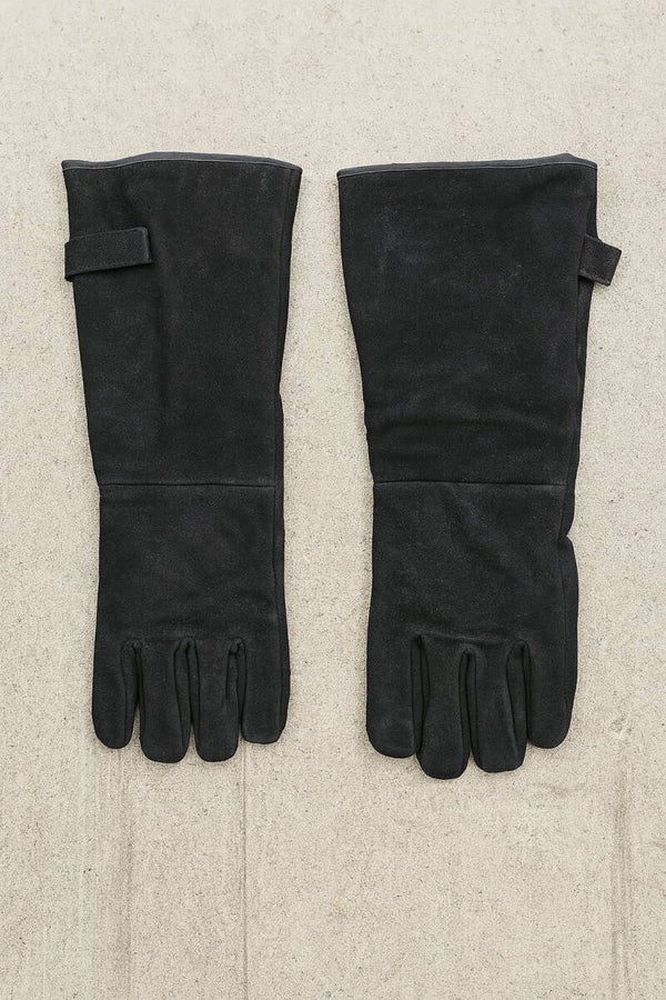 Premium Black Suede Welding Gloves – Heat & Spark Resistant
