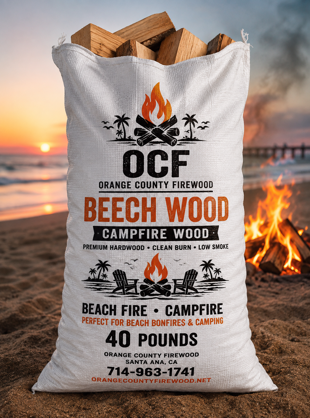 Mixed Firewood – Premium Firewood | 40 LB Bag