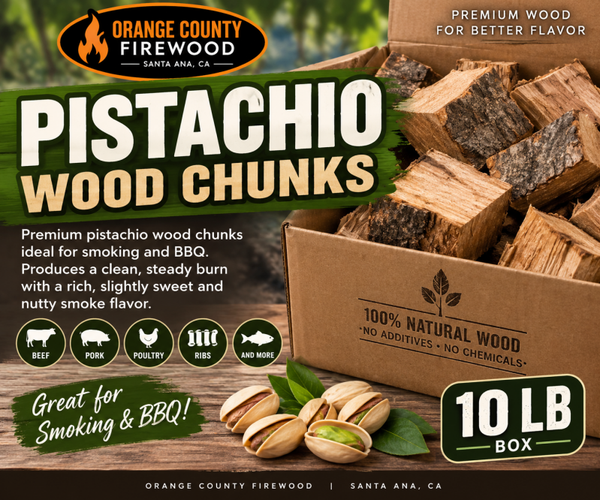 Pistachio Wood Chunks – 10 lb Box