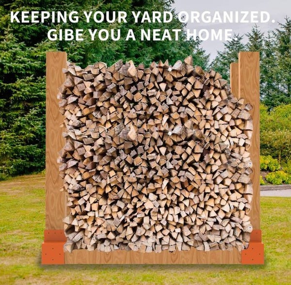 Firewood Rack - (Width: 5 ft. Height: 4 ft.) - Assembled