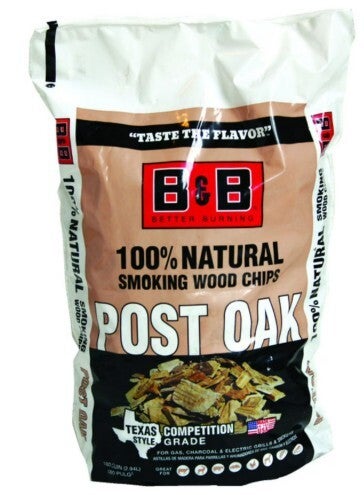 B&B Brand 180 Cu in Post Oak Wood Chips