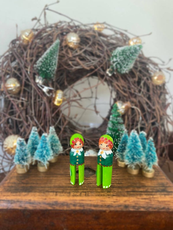 Vintage wasknijpers elf