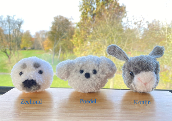 Diverse dieren koppen (groot)