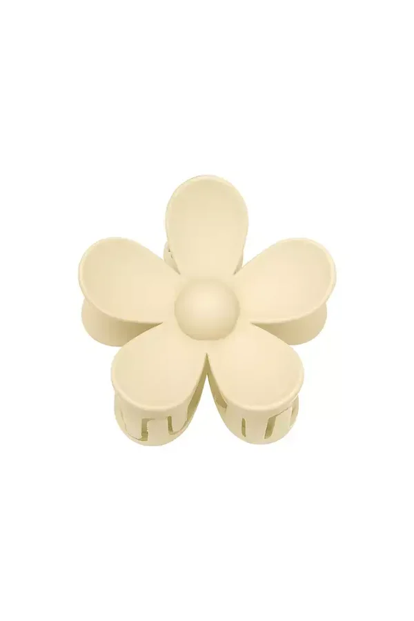 Bloemenklem beige