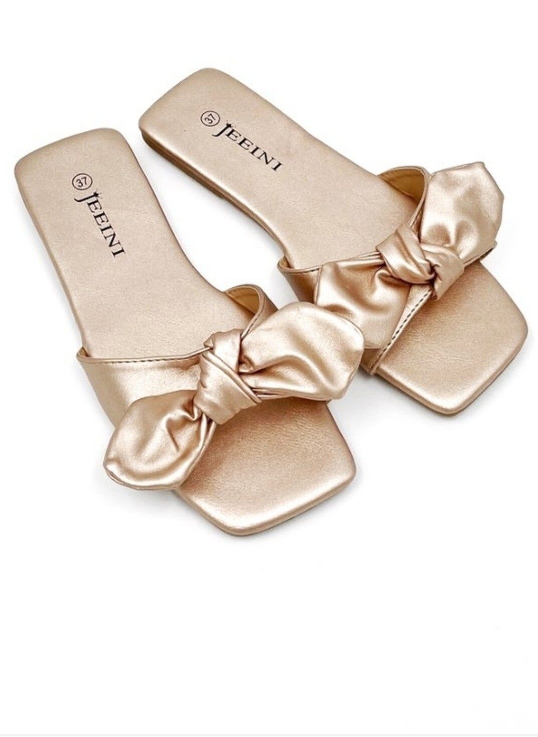 SS Champagne slipper strik