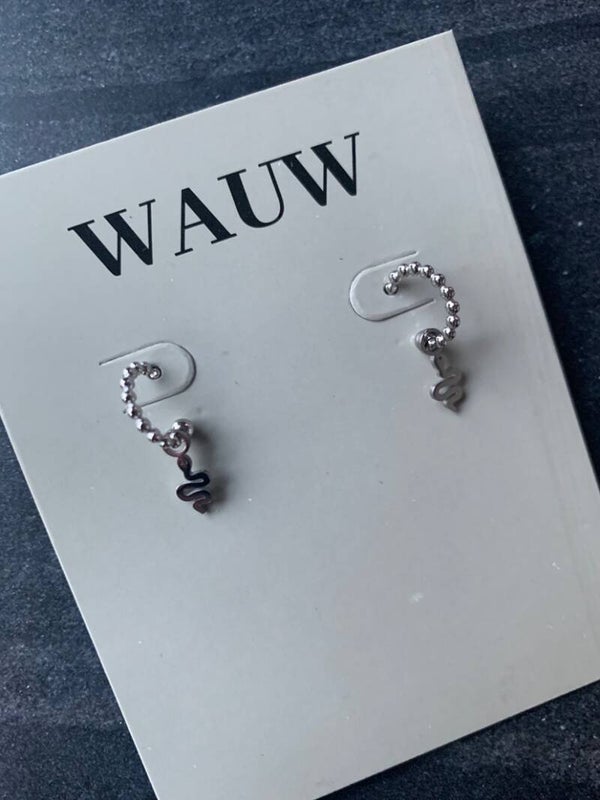 Stainless silver snake