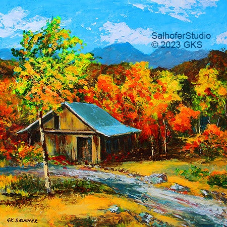 Mountain Barn, Appalachia - Giclee