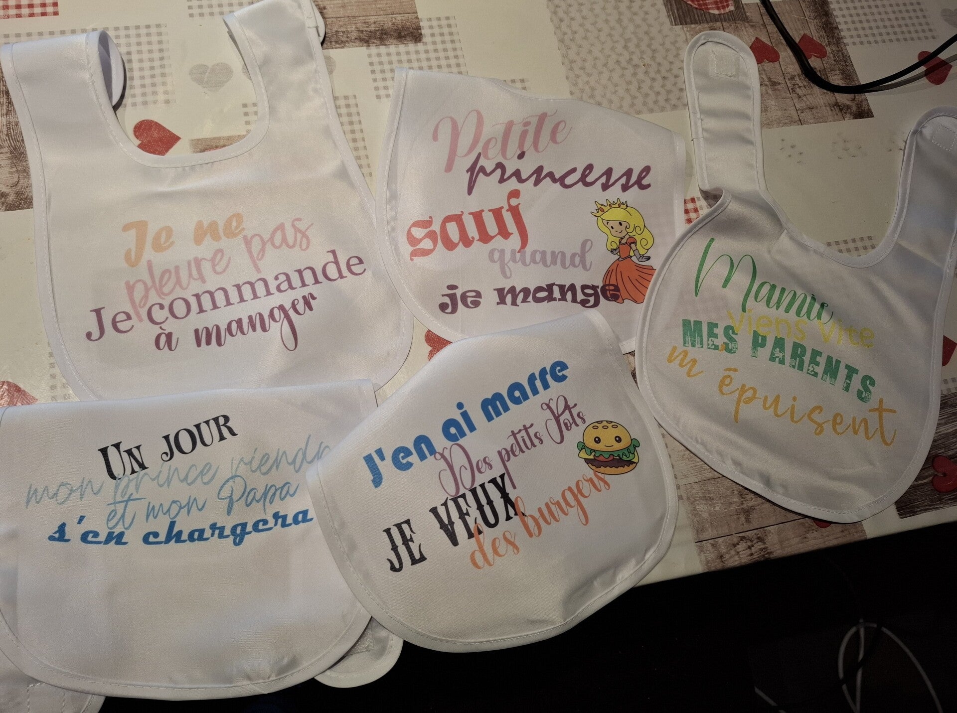 Bavoir personnalisé