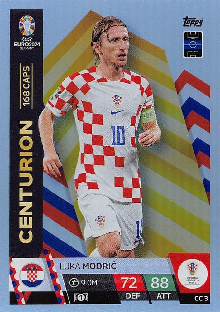 CC 3 - Luka Modric - Centurion - TOPPS UEFA EURO 2024 Match Attax 