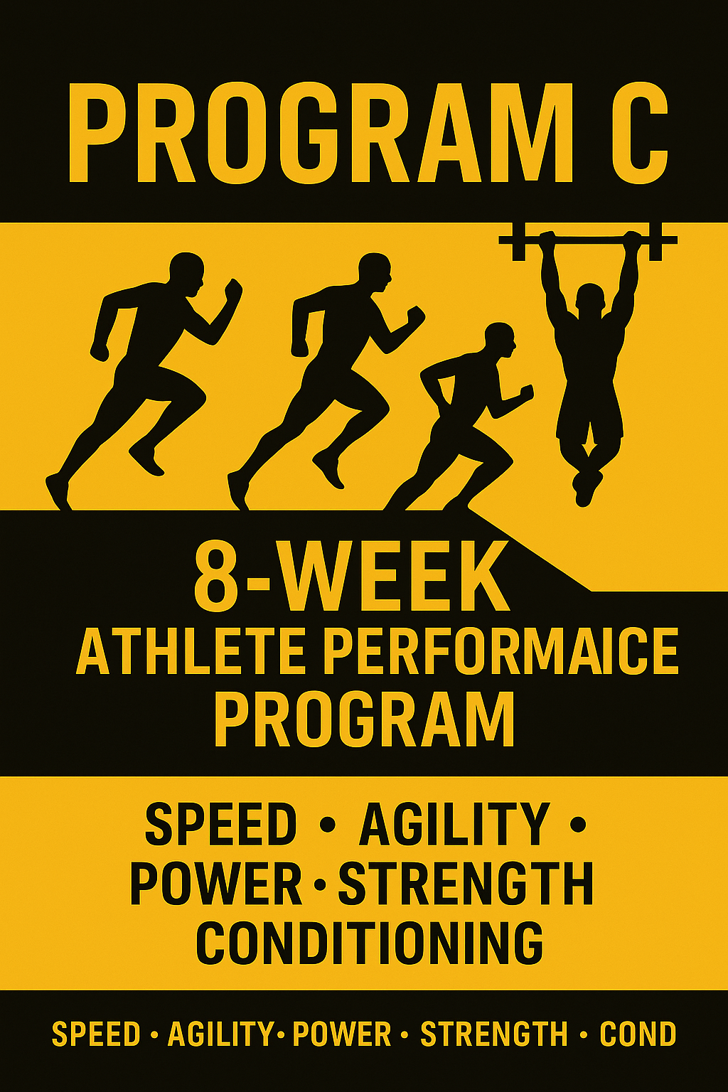 8-Week Athletic Power & Speed Program (Program C)