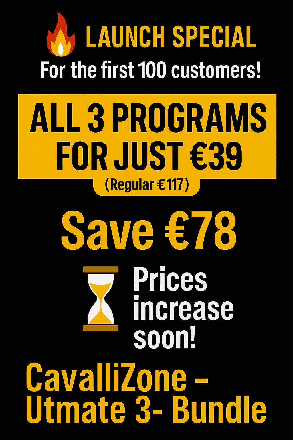 CavalliZone – Classic 3-Program Bundle (Launch Edition)