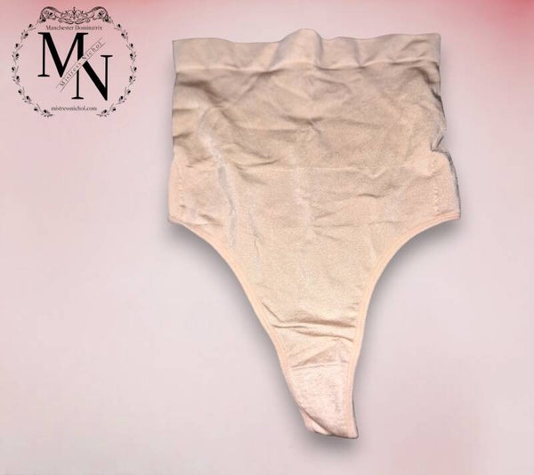 Skin Tone High Waist Thong Support Panties