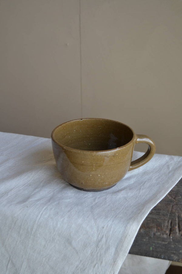 Grote cappuccino tas bruin