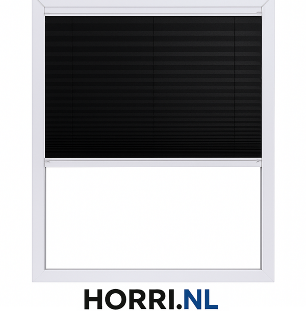 Keje Vaste Raamhor plissé  op Maat | Voor Kunststof & Houten Kozijnen 400mm tot 500mm breed