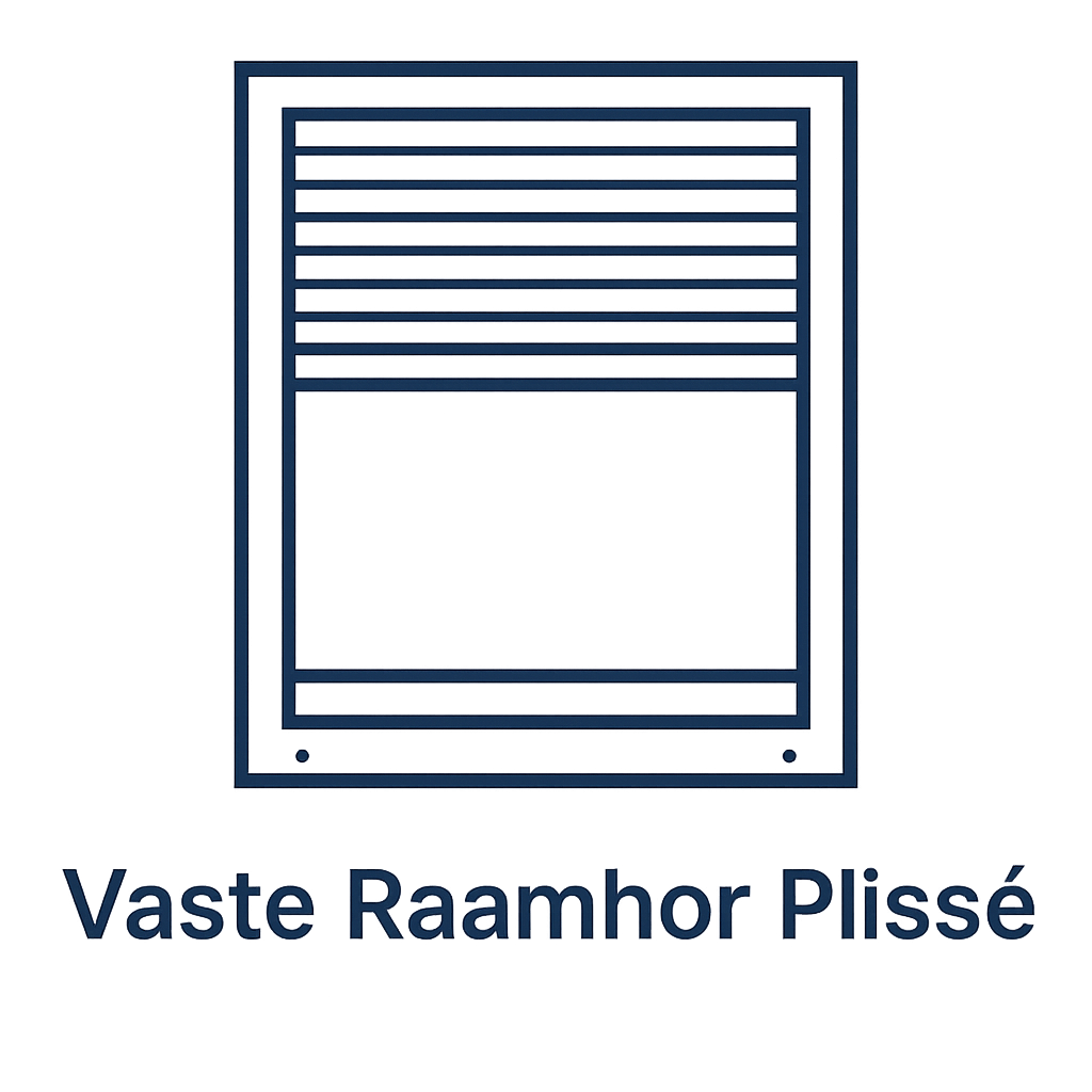 Vaste raamhor plisse 