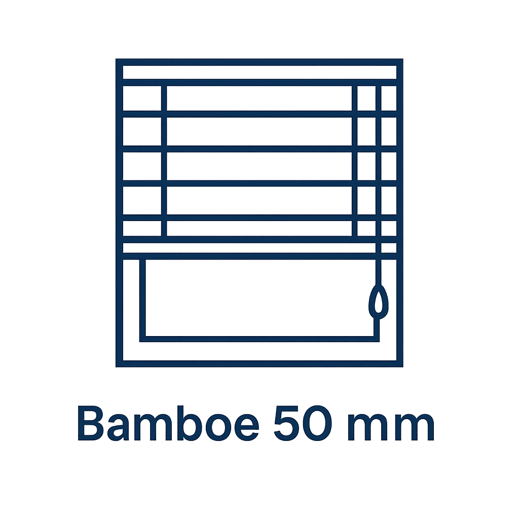 Bamboe jaloezieen 