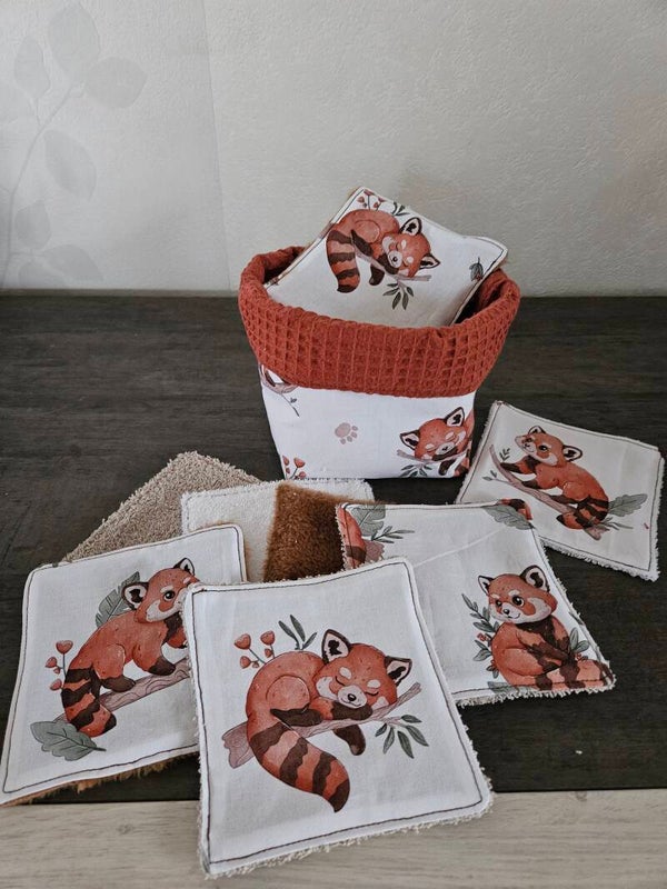 Panière et ses lingettes