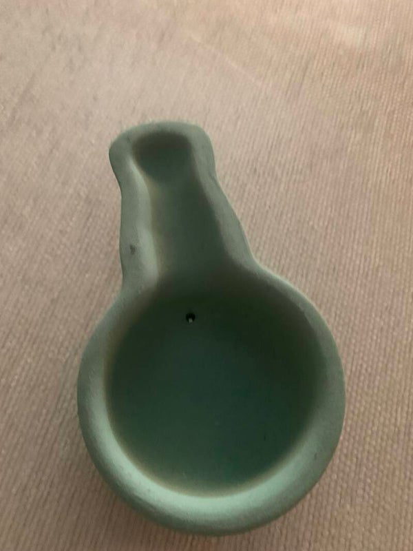 QUEMADOR INCIENSO CUCHARA VERDE