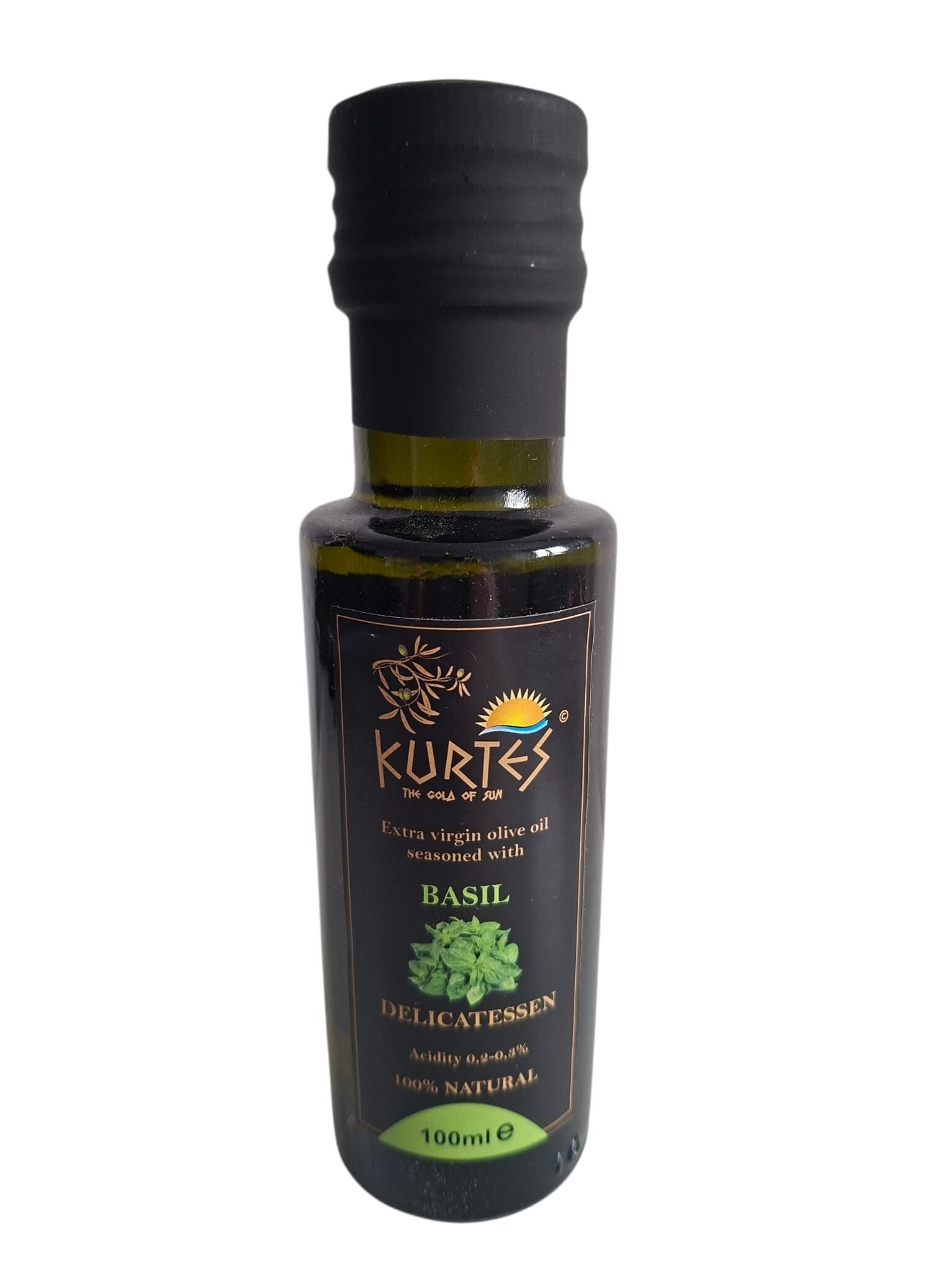 Extra Virgin Olijfolie Basilicum 100 ML