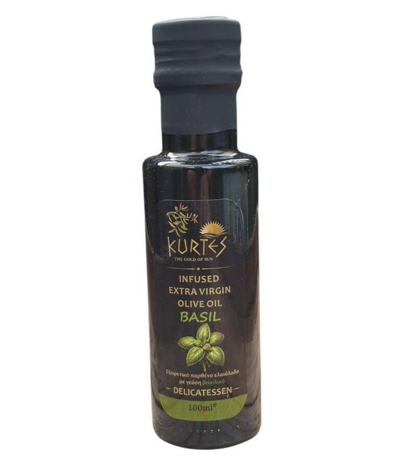 Extra Virgin Olijfolie Basilicum 100 ML