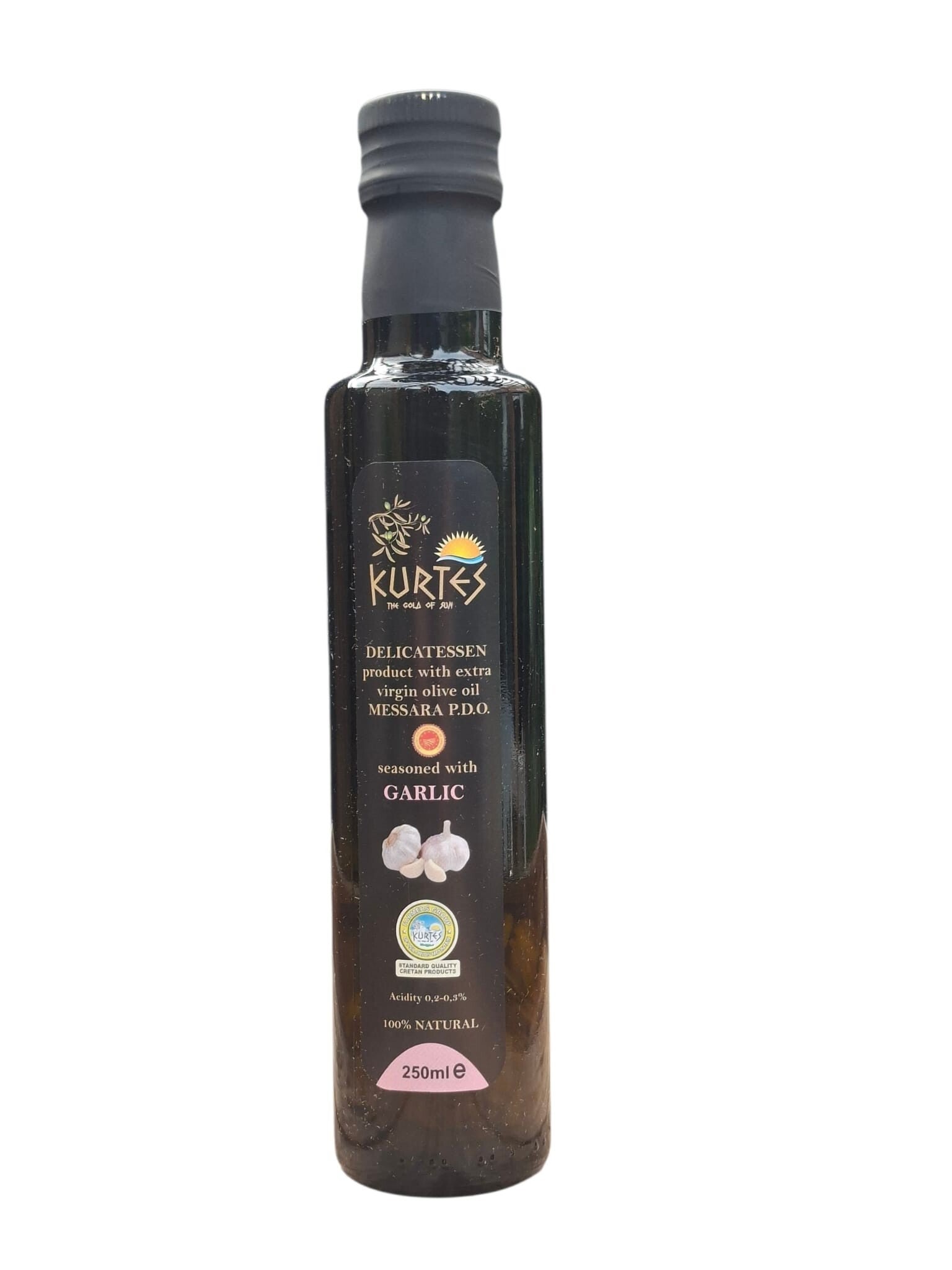 Extra Virgin Olijfolie Knoflook 250 ML