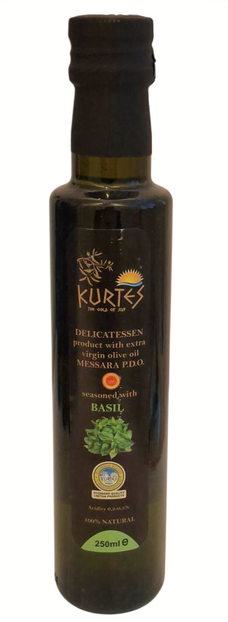 Extra Virgin Olijfolie Basilicum 250 ML