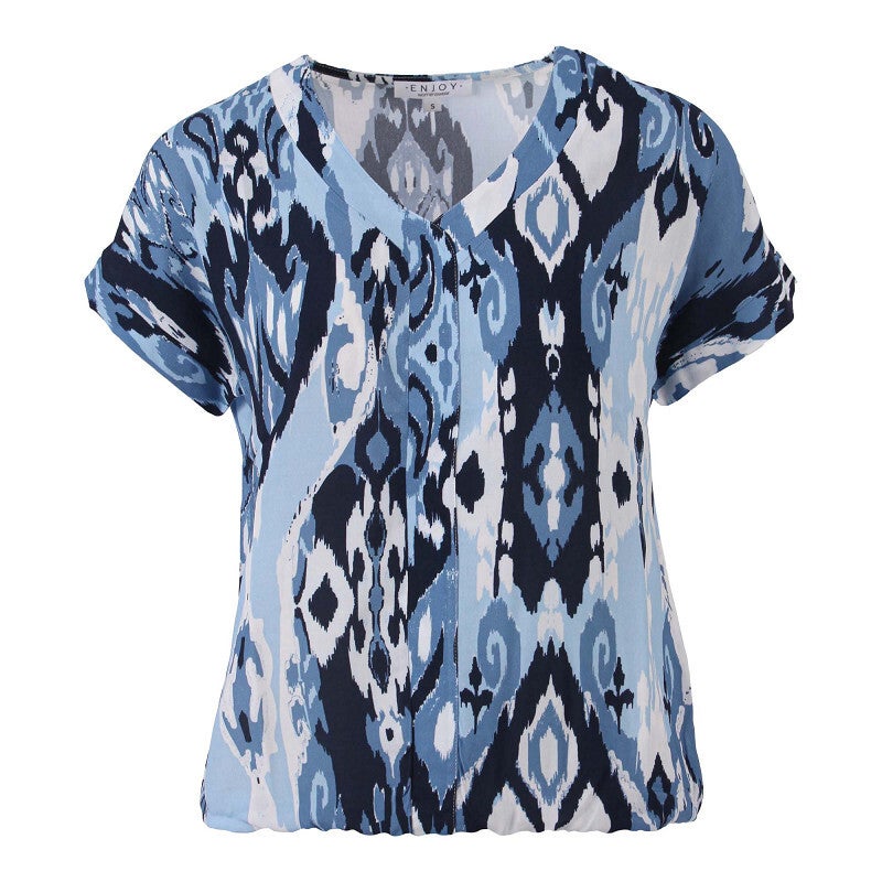 Enjoy Blouson v-hals allover print