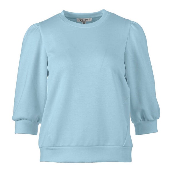 Sweater 3/4 mouw plooitjes