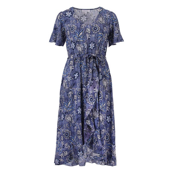 Jurk overslag volant