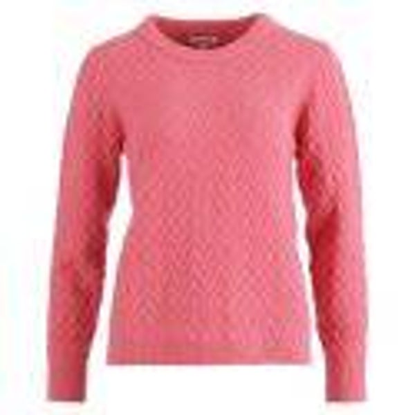 Enjoy kabeltrui roze