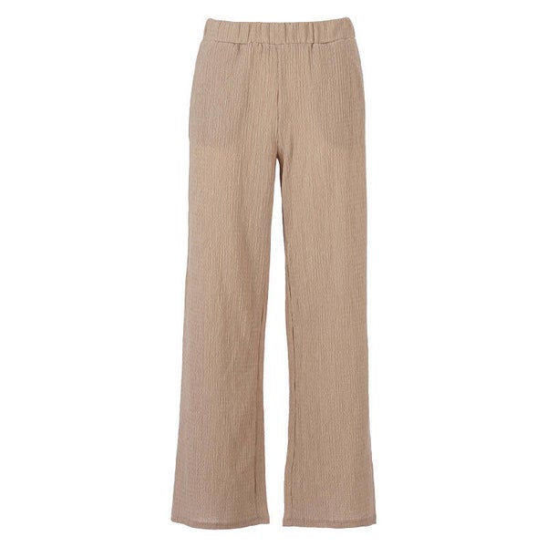 Broek wide leg zakken