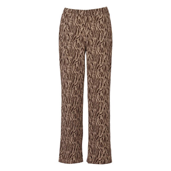 Broek wide leg allover print