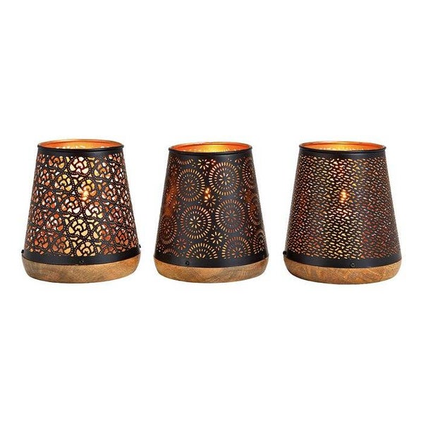 Zwart sfeerlicht. per stuk