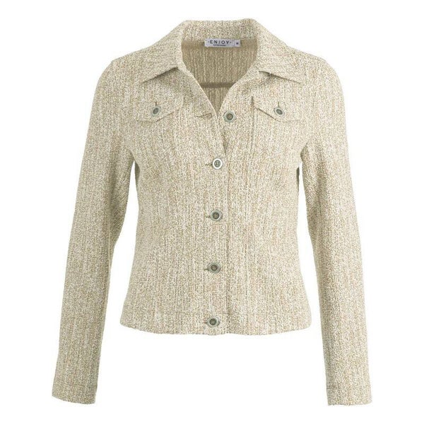 Enjoy Boucle jasje glitter