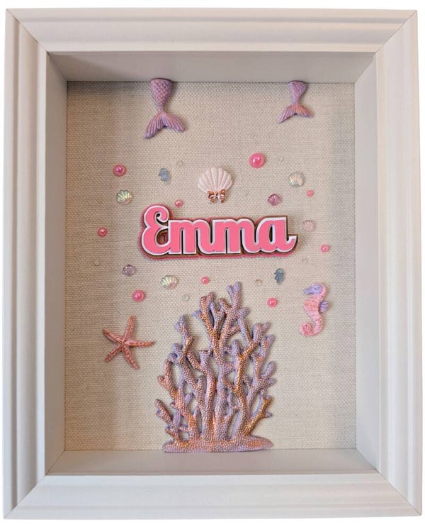 Unieke 3D Geboortelijst voor Meisjes - Met Naam, Datum en Knuffelbeertje! (23x28.5 cm)
