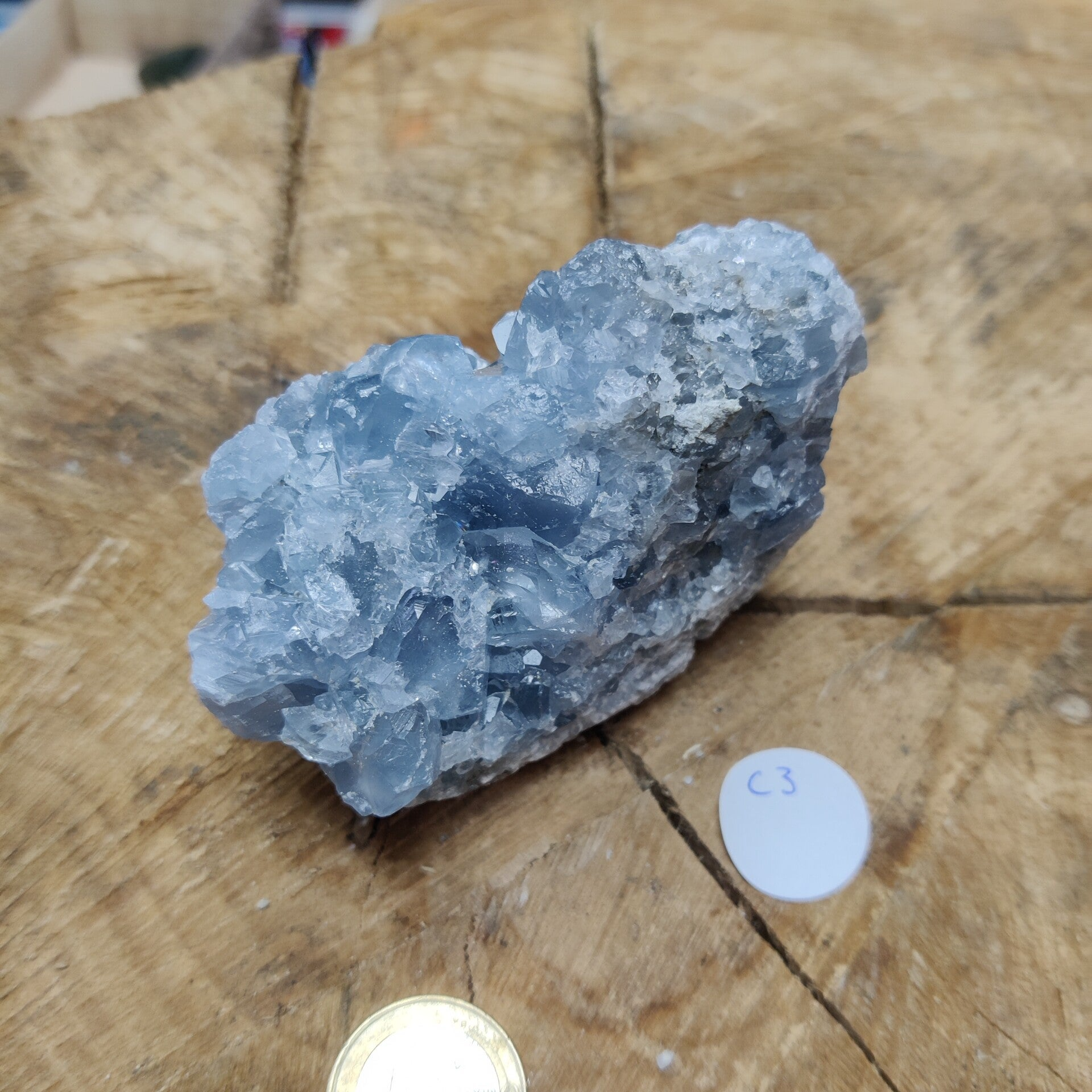 Celestien - Ruw - 8 cm - Nr C3