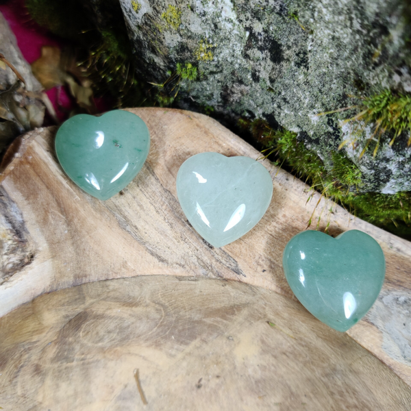 Knuffelsteen Hart Aventurijn 3 cm