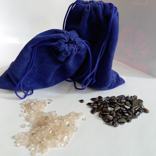 Oplaad & Ontlaad mix Hematiet- & Bergkristal Split